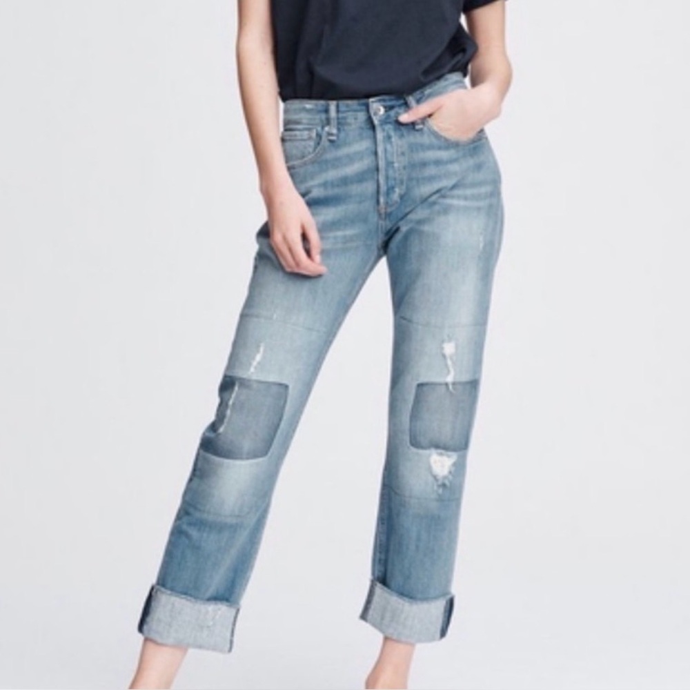 Rag And Bone Patchwork Jeans Size 24 - image 7